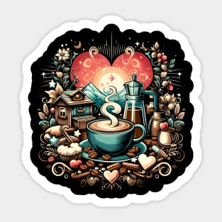 Coffee Connoisseur's Charm Sticker